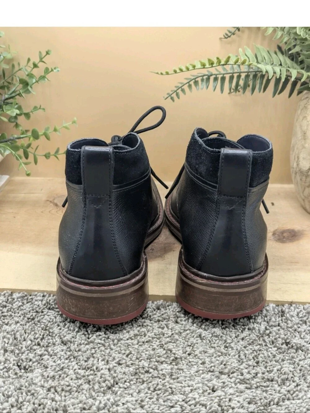 Cole Haan Men's Size 8 Colton Winter Chukka Boots Heeled Water Resistant